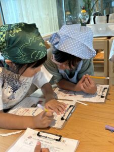 夏休み小学生料理教室＠江坂ひとときテラス