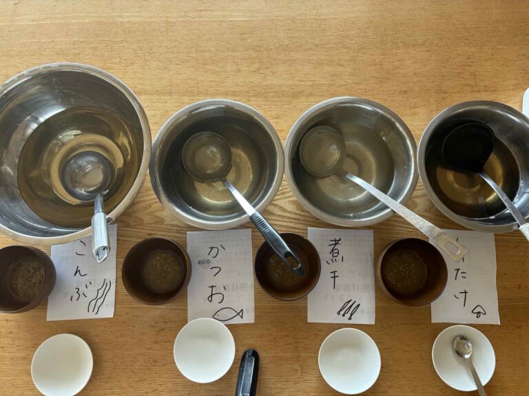 出汁（UMAMI）の味比べ